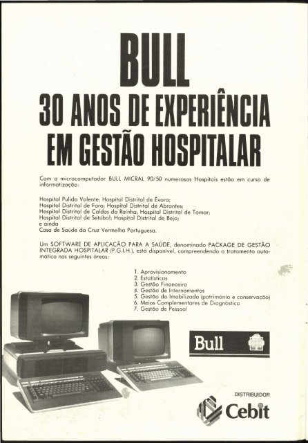 Gestão Hospitalar N.º8 1984
