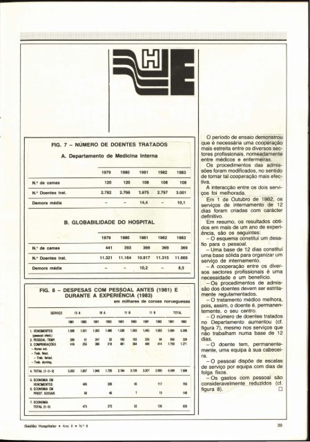 Gestão Hospitalar N.º8 1984