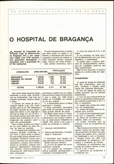 Gestão Hospitalar N.º8 1984