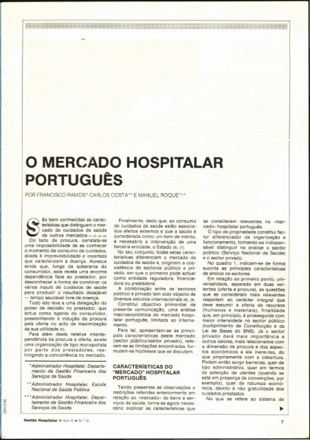 Gestão Hospitalar N.º16 1986