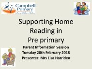 Partnerships with Parents Presentation Feb 2018