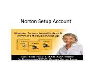 Norton my account ppt