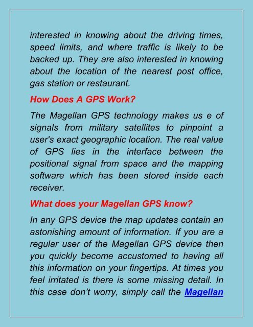 Is Your Magellan Mapping Software Out of Date 1800-215-732