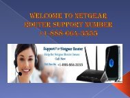 Get round the clock support for your Netgear router by calling +1-888-664-3555 Netgear router tech support phone number?
