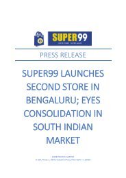 Super99 Launches Second Store in Bengaluru; Eyes Consolidation in South India Market