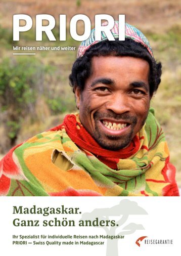 PRIORI Reisen Katalog 2018 - Madagaskar. Ganz schön anders.