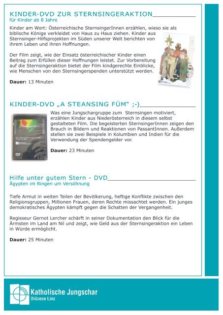 Verleihfolder der kj und kjs 