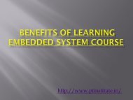 Embedded Systems Programming Course | PTInstitute