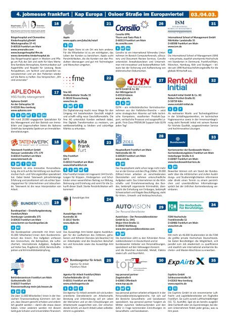 Der Messe-Guide zur 4. jobmesse frankfurt