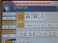 Fix Ricoh Printer Error Code SC 552