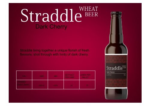 Straddle Belgian Style Flavoured Beer