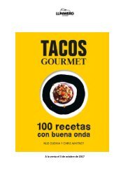 Libro de cocina TACOS - Gourmet - Nota de Prensa