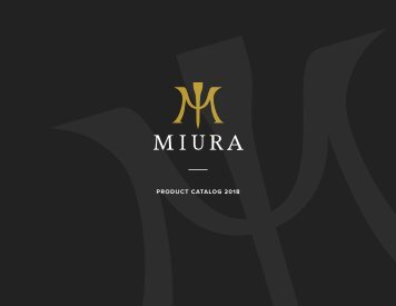 2018 Miura Product Catalog