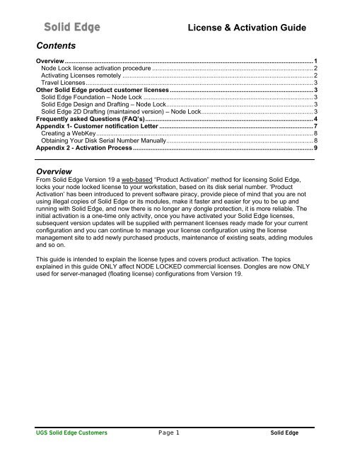 19 Licensing Guide - Solid System Team