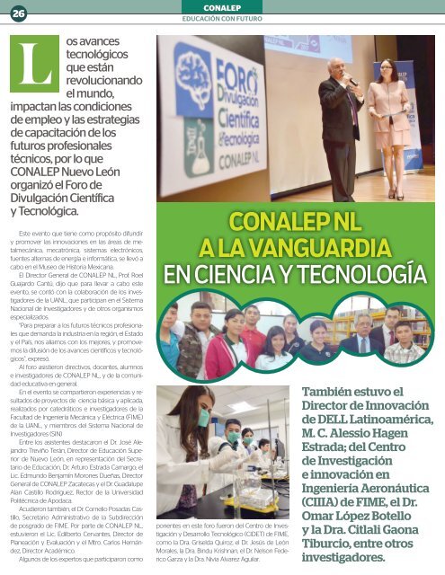 CONALEP NL / EDUCACIÓN CON FUTURO II