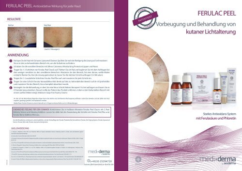 FERULAC PEEL BOOSTER SYSTEM mit Ferulasäure und Phloretin 