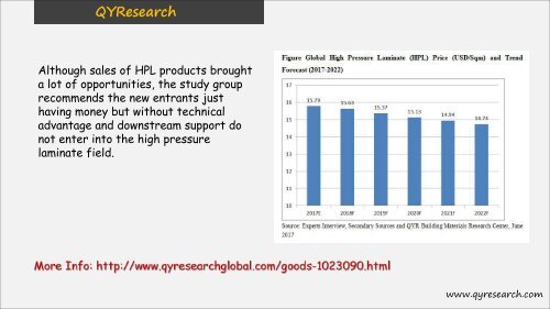 QYResearch: Global High Pressure Laminate (HPL) Market Research Report