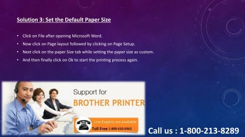 1-800-213-8289 Fix Brother Printer Manual Feed Error