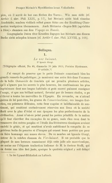 Slavische Philologie - Archiv