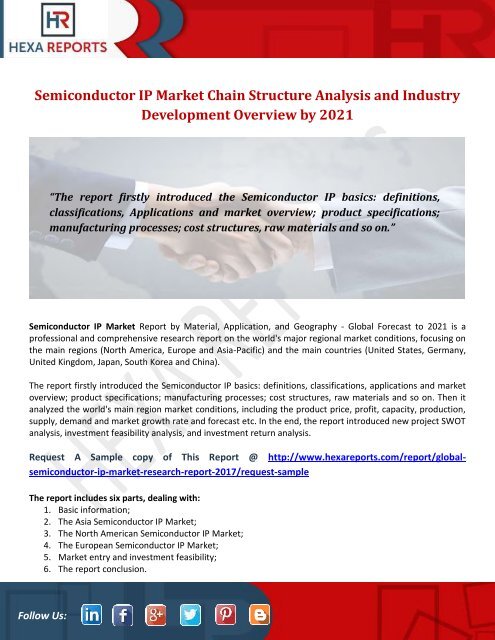 Semiconductor IP Market Chain Structure Analysis and Industry Development Overview by 2021