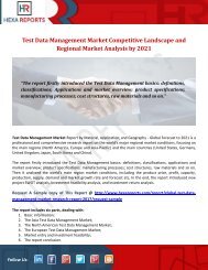 Test Data Management Market Competitive Landscape and Regional Market Analysis by 2021