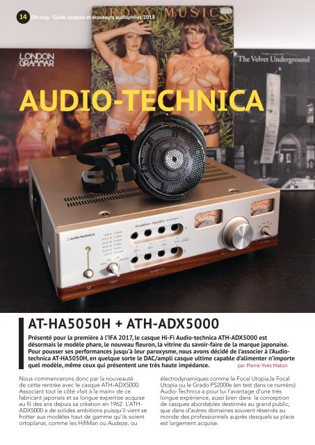 ON mag - Guide casques et écouteurs audiophiles 2018