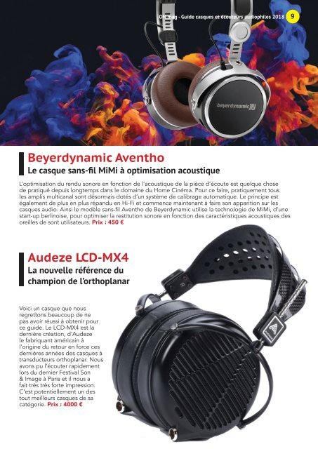 ON mag - Guide casques et écouteurs audiophiles 2018