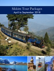 Sikkim Tour Packages - Apr-Sep2018 - GST inclusive