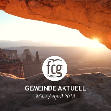 Gemeinde Aktuell - März/April 2018