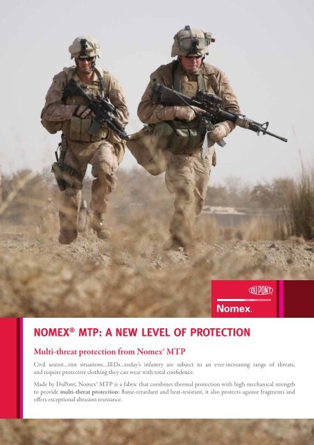 NOMEX® MTP: A NEW LEVEL OF PROTECTION - DuPont