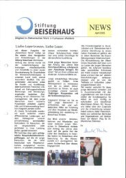 Beiserhaus News April 2005