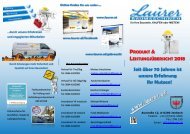 Laurer Produkt-Leistungsübersicht 2018_01