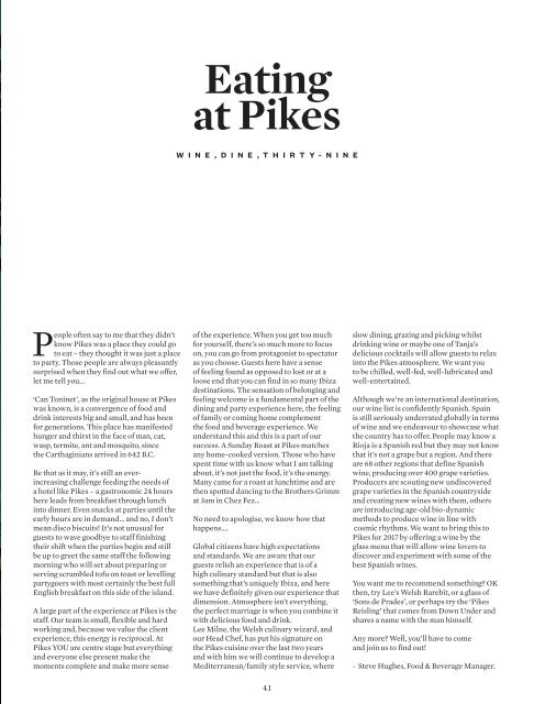 PIKES BOOK 2017