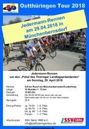 Jedermann-Rennen am 29.04.2018 in Münchenbernsdorf