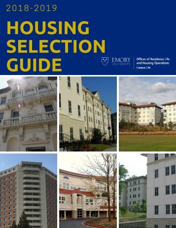 2018-2019 Housing Selection Guide