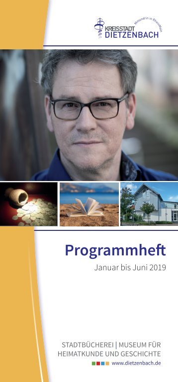 Programmheft der Stadtbücherei und des Heimatmuseums