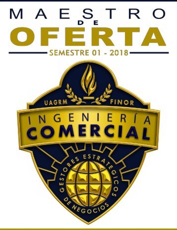 MAESTRO DE OFERTA I-2018 ING. COMERCIAL OK