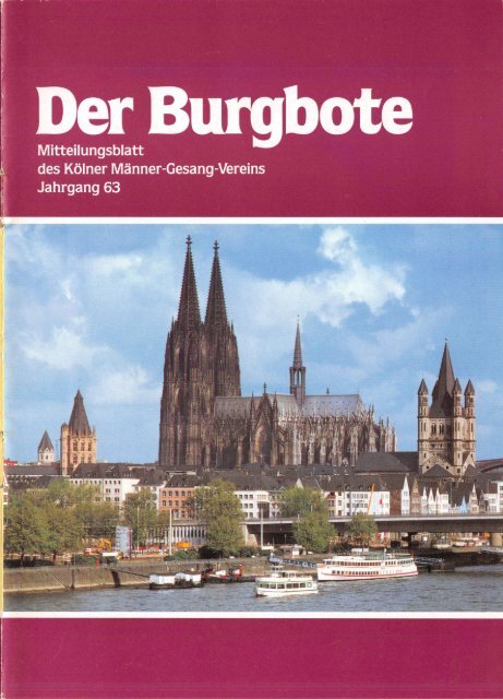 Der Burgbote 1983 (Jahrgang 63)