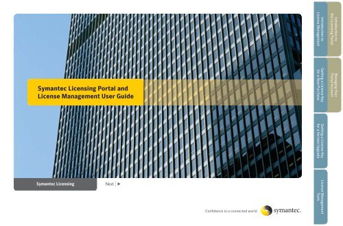 Symantec Licensing Portal and License Management User Guide