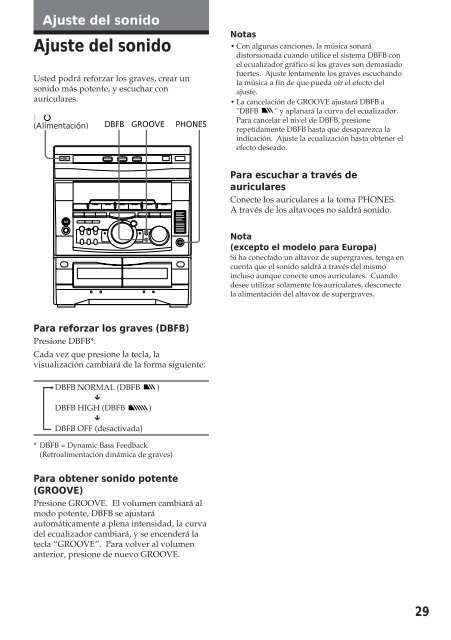 Sony MHC-R700 - MHC-R700 Consignes d&rsquo;utilisation Espagnol