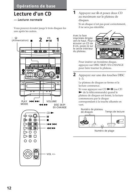 Sony MHC-R700 - MHC-R700 Consignes d&rsquo;utilisation