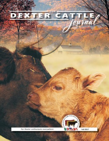 The Dexter Cattle Journal - Fall 2017