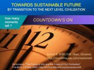 Transition to the New Level Civilisation - Future 25
