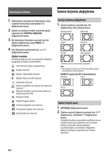 Sony KDL-32R303B - KDL-32R303B Mode d'emploi Grec