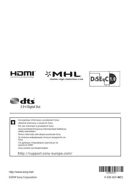 Sony KDL-32R303B - KDL-32R303B Mode d'emploi Grec