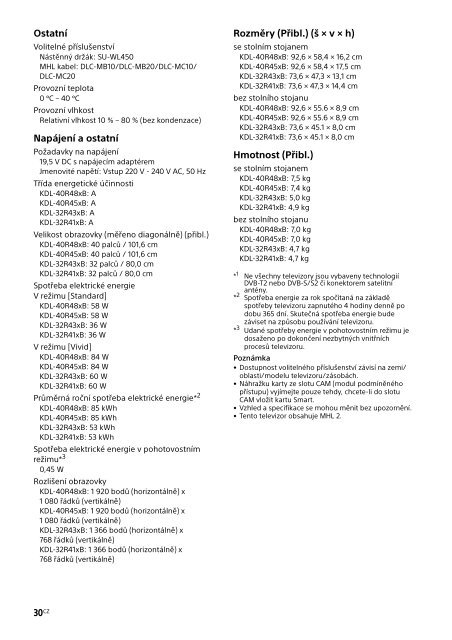 Sony KDL-32R303B - KDL-32R303B Mode d'emploi Grec