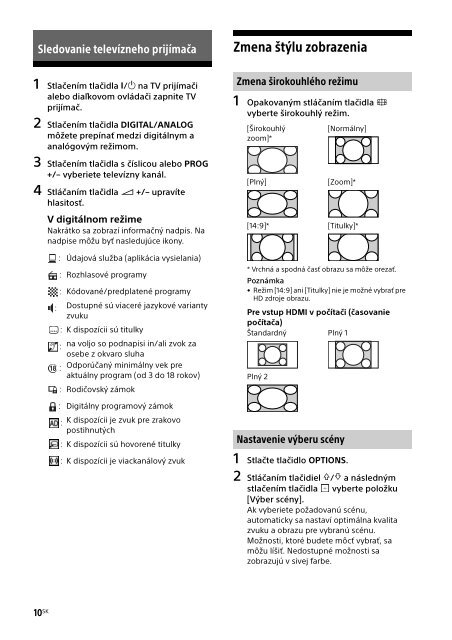 Sony KDL-32R303B - KDL-32R303B Mode d'emploi Grec