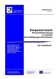 Empowerment Personalentwicklung in sozialen - GrünBau GmbH