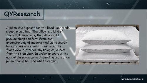 QYResearch: Global Pillow Market Report overview