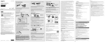 Sony DSC-W800 - DSC-W800 Mode d'emploi Allemand